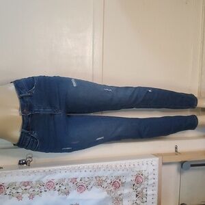 RSQ Denim Distressed Manhattan  High Rise Jeans Size 13